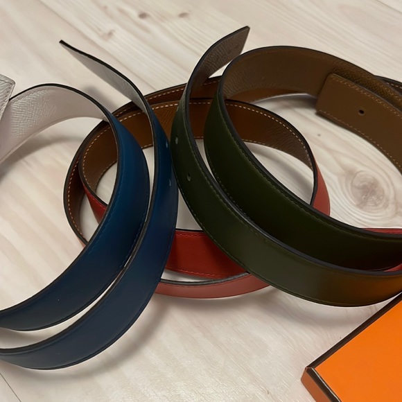 Authentic Hermes H belt. Belt length 75. All double sided. Trade for bags - Picture 17 of 17